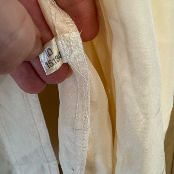 Vintage The Limited '90s Oversized Silk Button Front Blouse / Medium - Picture 7 of 13